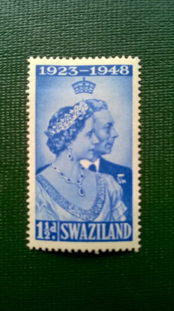 Swaziland 1,5d czysty (*), KGVI, kolonie angielskie