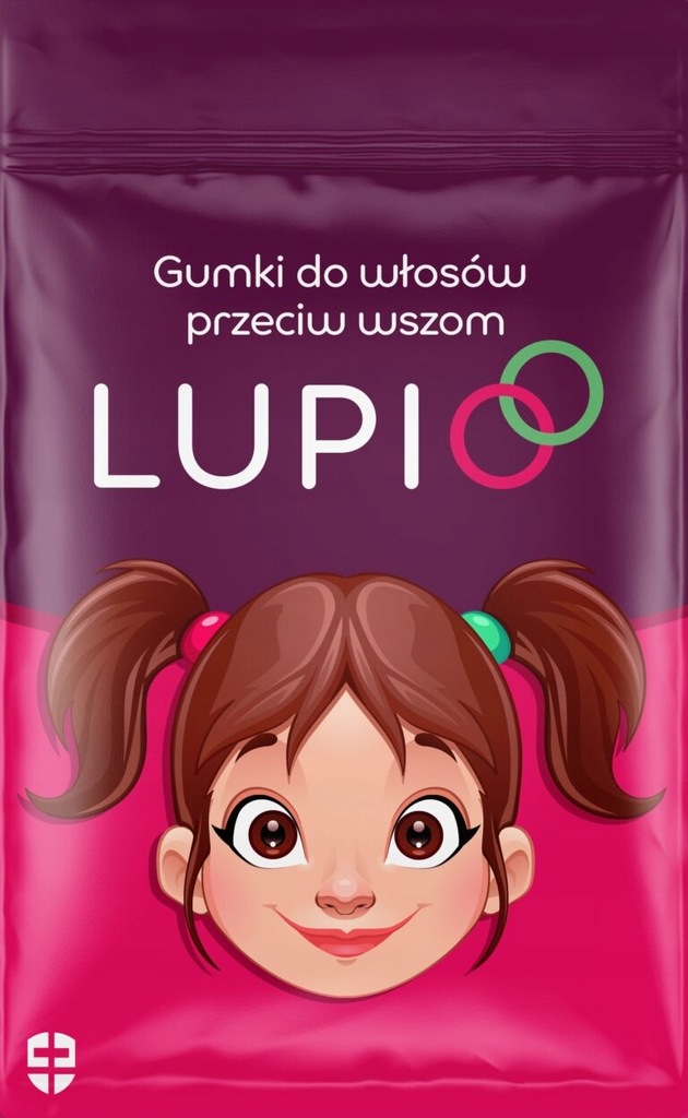 LUPIO gumki do włosów przeciw wszom 2 sztuki