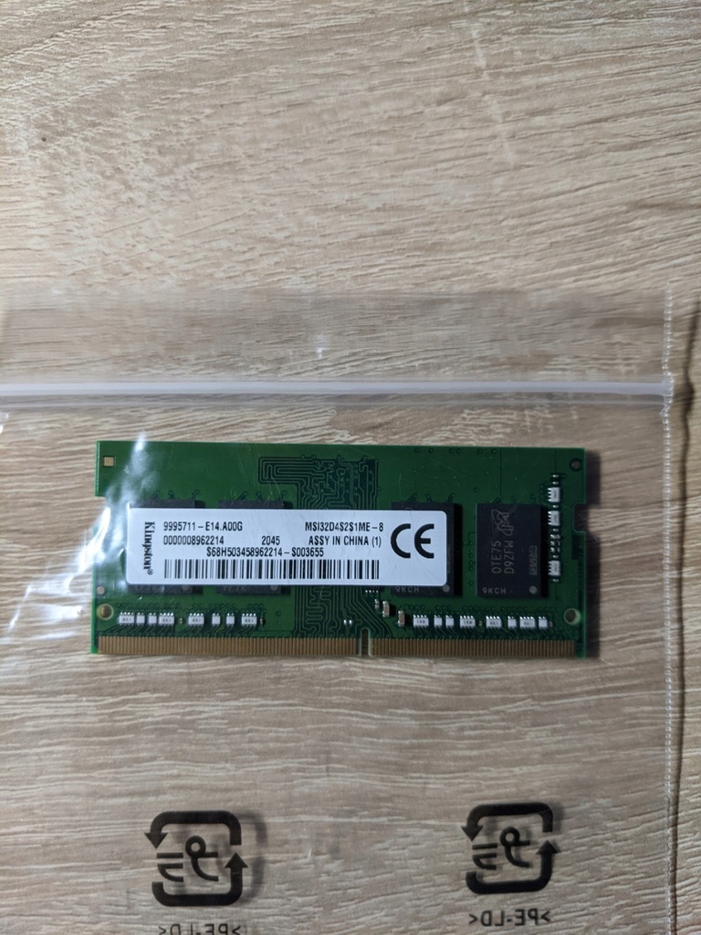 Pamięć RAM Kingston 8GB 2666Mhz CL19