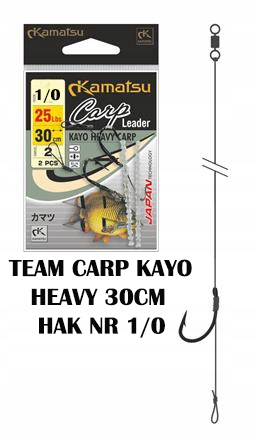 Kamatsu Team Carp Kayo Heavy BLNO 30cm 25lbs hak#1