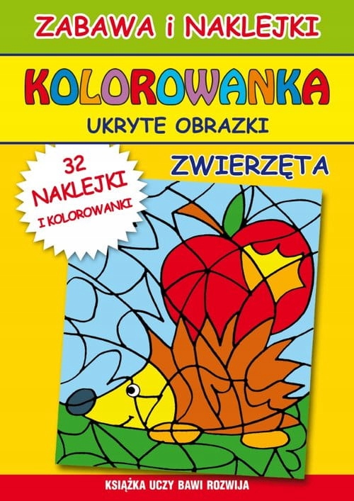 Ukryte obrazki. Zwierzęta. Kolorowanka