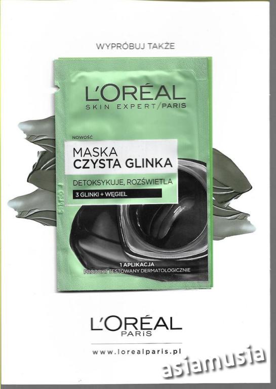 L`OREAL MASKA CZYSTA GLINKA - próbka