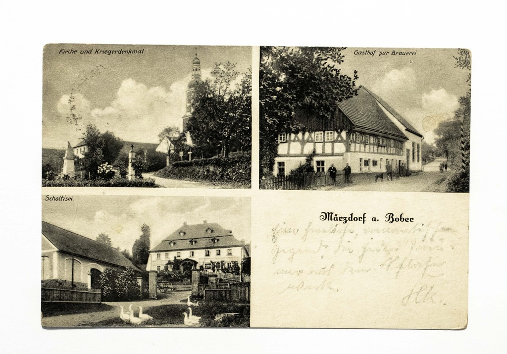 MARCZÓW - KOŚCIÓŁ, RESTAURACJA, SZKOŁA 1937