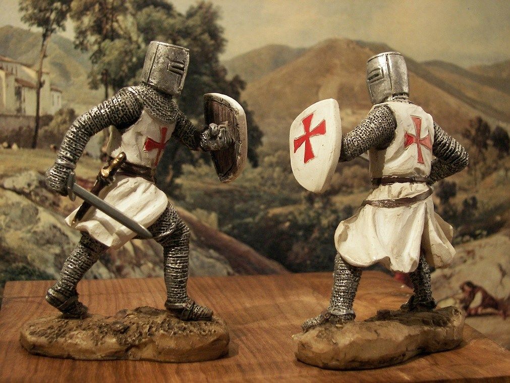 Kontynent Z Którego Pochodzili Rycerze Należący Do Zakonu Templariuszy 4 X RYCERZ ZAKON TEMPLARIUSZE KOMPLET KRUCJATA - 7728806808 - oficjalne
