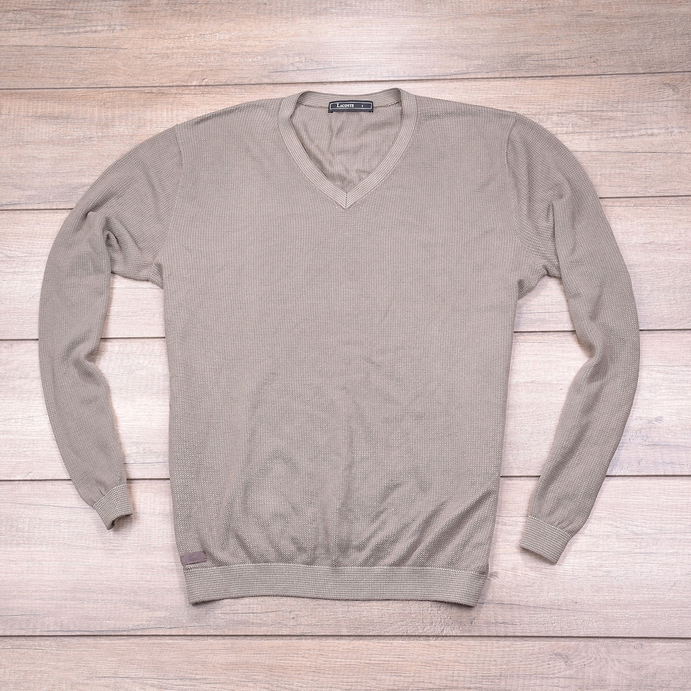 LACOSTE SWETER ORYGINALNY MĘSKI DEVANLAY *BASIC* M