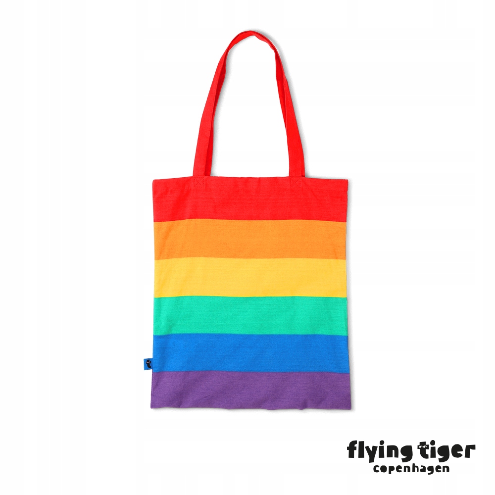 Flying Tiger tote bag torba Pride LGBT bawełniana