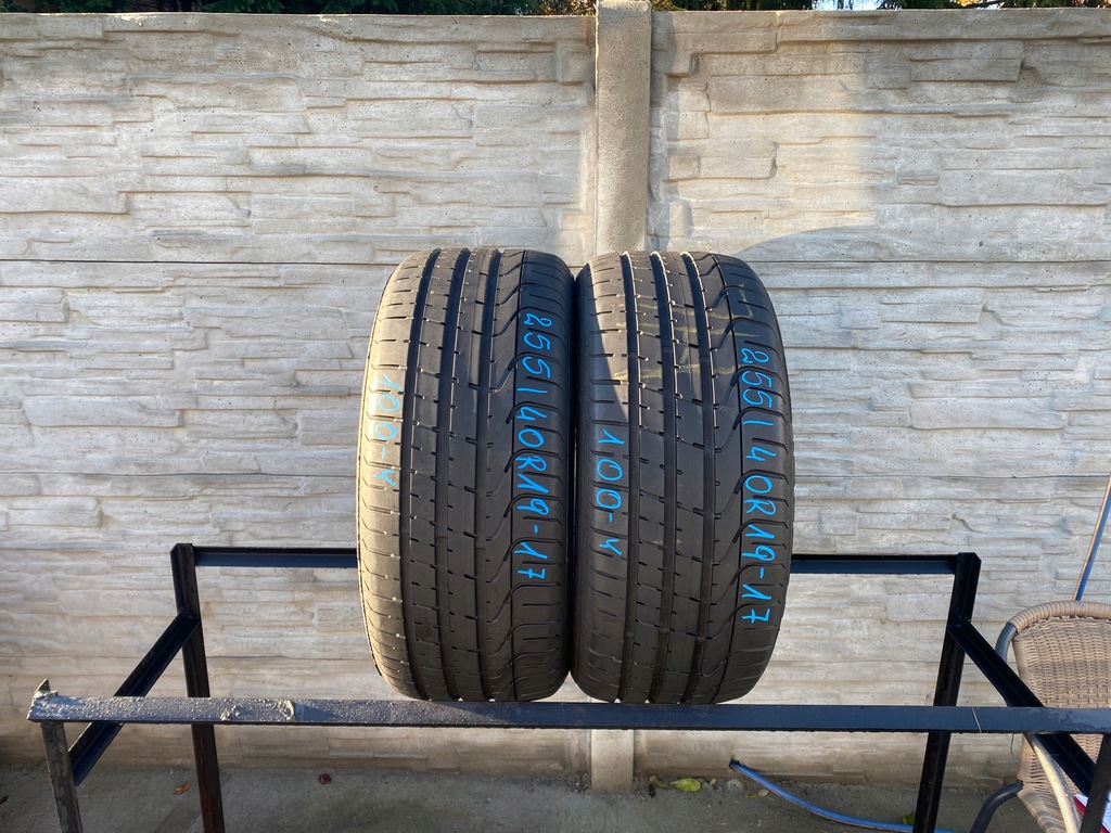 255/40/19 100Y OPONY PIRELLI P ZERO AO 2017R