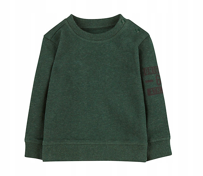 Mothercare bluza dresowa zielona bawełniana 98/104