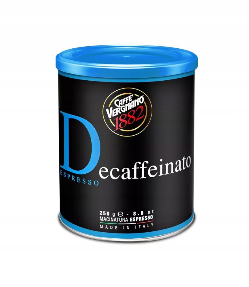 Vergnano Decaffeinato 250 g mielona