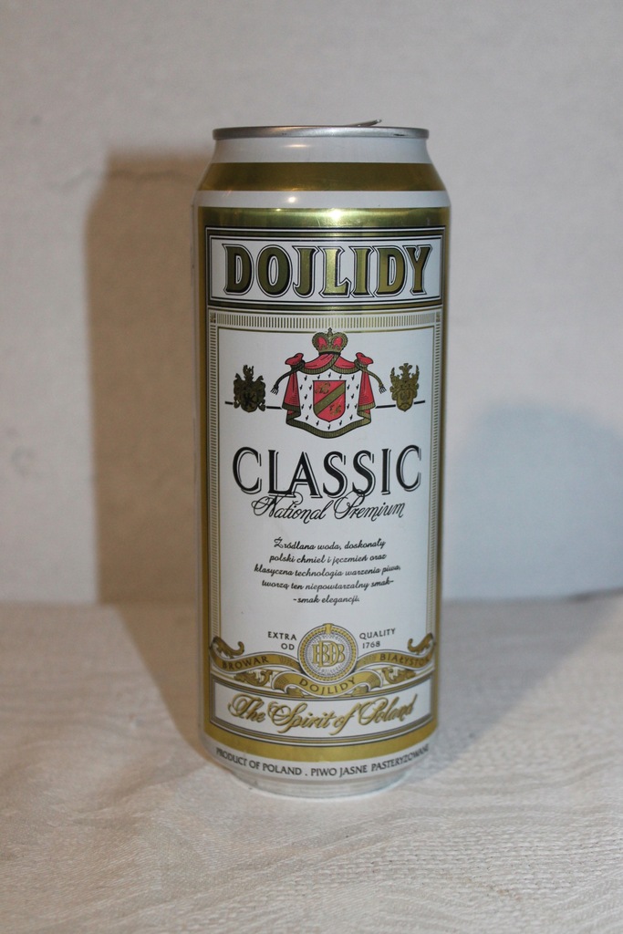 Puszka po piwie Dojlidy Classic 2002 rok