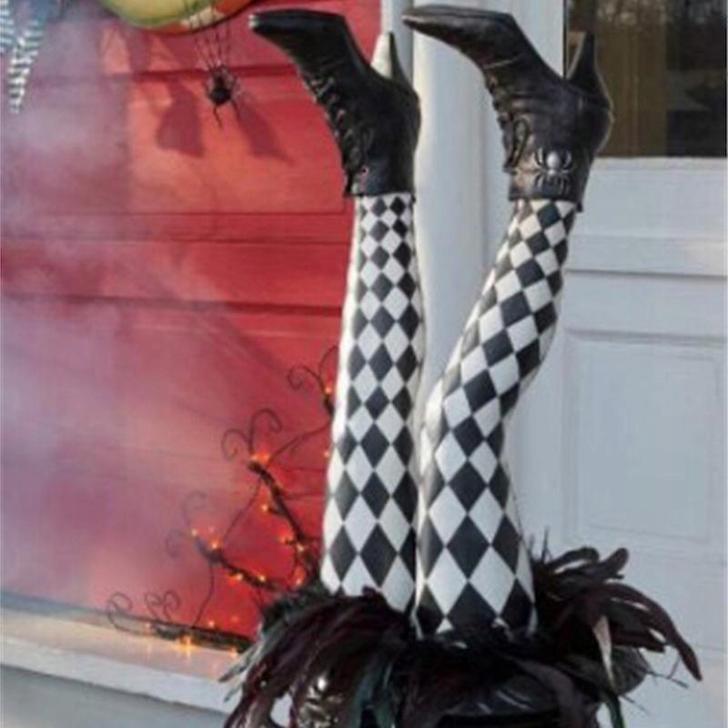 Halloween Unikalne Evil Witch Leg Dressing Prop