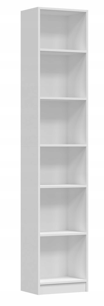 REGAŁ BIURO WITRYNA POKÓJ SALON W40 PAFOS BIAŁY MATOWY