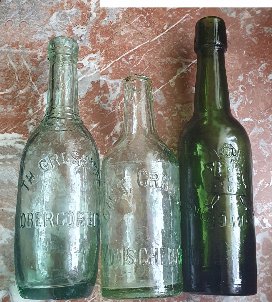 butelki - trzy sztuki