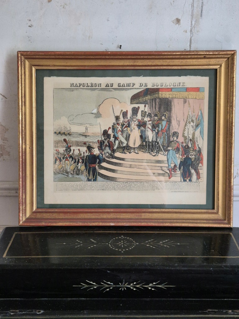 Obraz o tematyce historycznej Napoleon w obozie w Bolonii Francja antyk