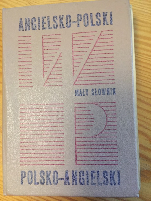 Angielsko polski mały słownik Grzebieniowski 1976