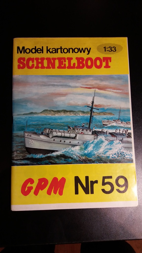 GPM nr 59 SCHNELBOOT model kartonowy