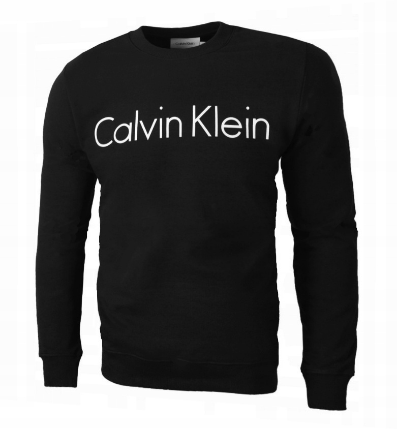 Calvin Klein Bluza Męska Czarna Oryginalna r.L