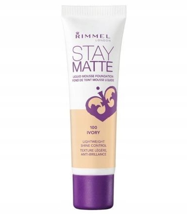 RIMMEL STAY MATTE PODKŁAD-MUS MATUJĄCY NR 100 30ML