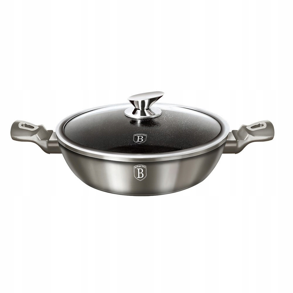 WOK GARNEK GRANITOWY 32CM 4.9L BERLINGER HAUS META