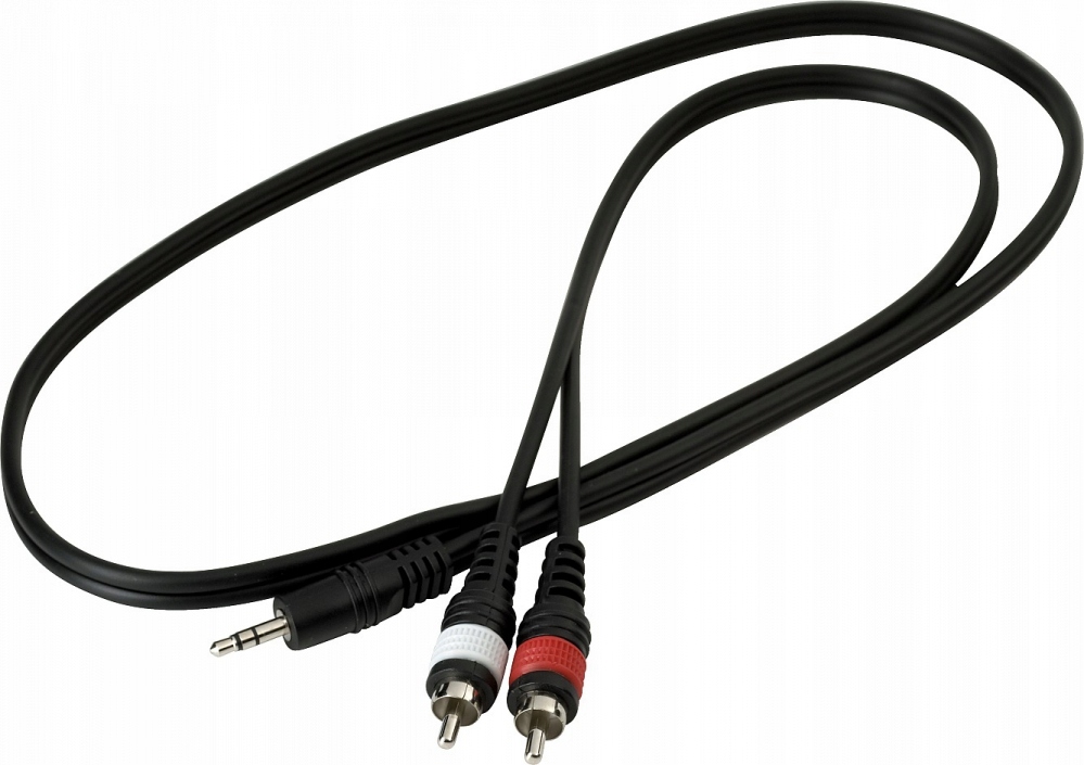 RockCable Patch Cable - 2 x RCA to TRS Jack