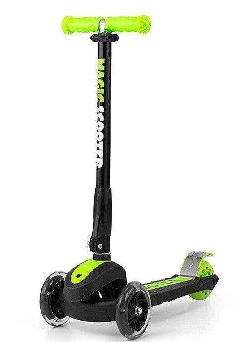 HULAJNOGA TRÓJKOŁOWA SCOOTER MAGIC GREEN ZIELONA #