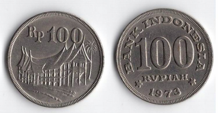 INDONEZJA 1973 100 RUPIAH