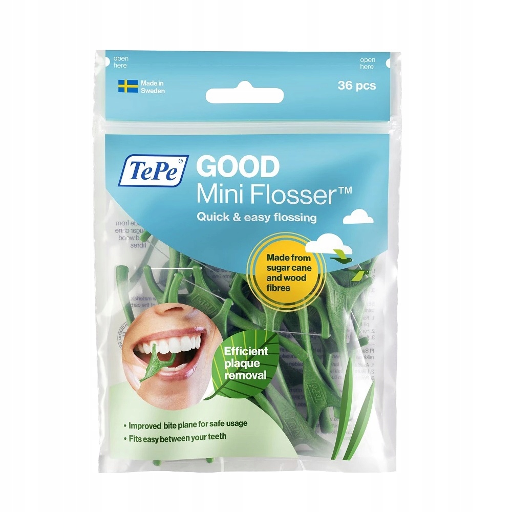 TePe mini flossery z nicią dentystyczną 36szt