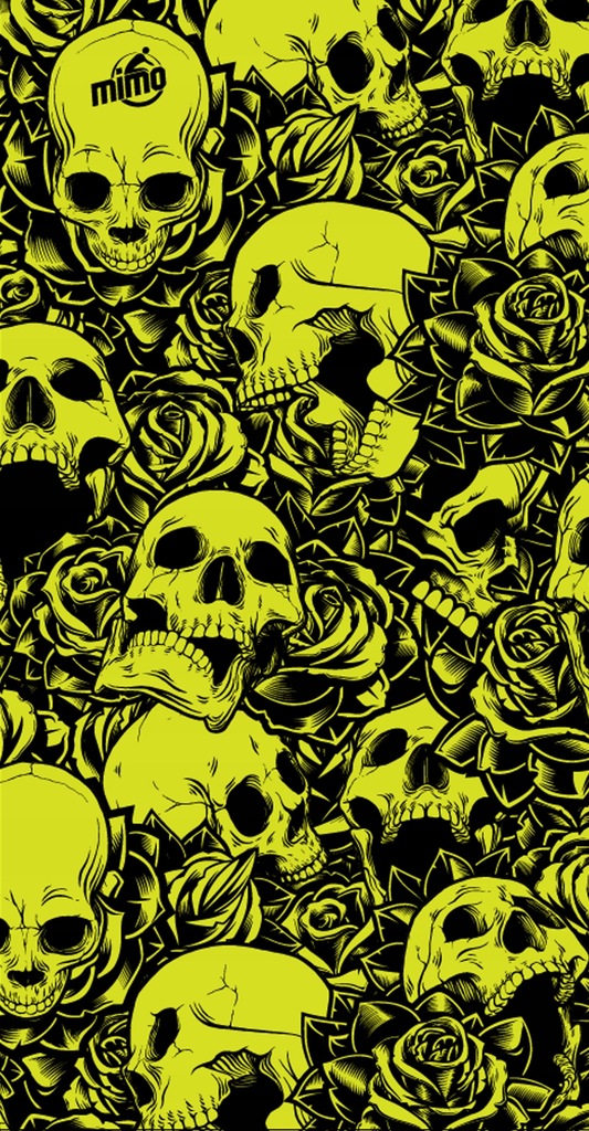 MIKESPORT chusta wielofunkcyjna komin SKULL ROSES