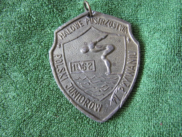 MEDAL PŁYWANIE SZCZECIN 1977 R HALOWE M. POLSKI 1