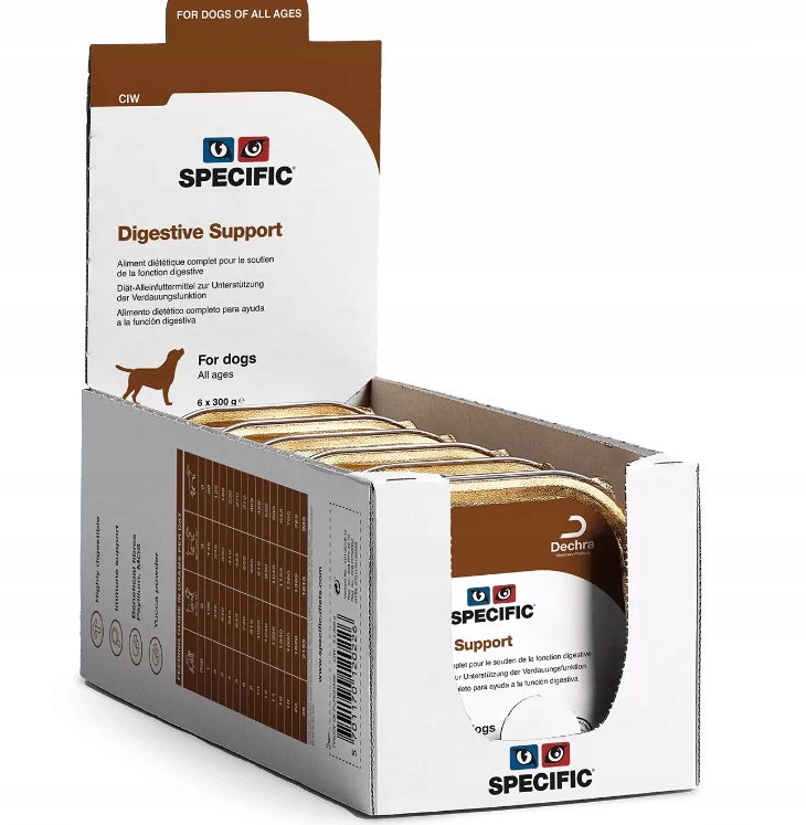 SPECIFIC CIW digestive support PIES 6 x 300g