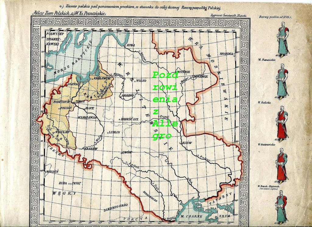 Podaj Jakie Ludy Zamieszkiwały Przed Słowianami Ziemie Polskie Mapa. Ziemie polskie pod panowaniem pruskim-1911r. - 13148408856