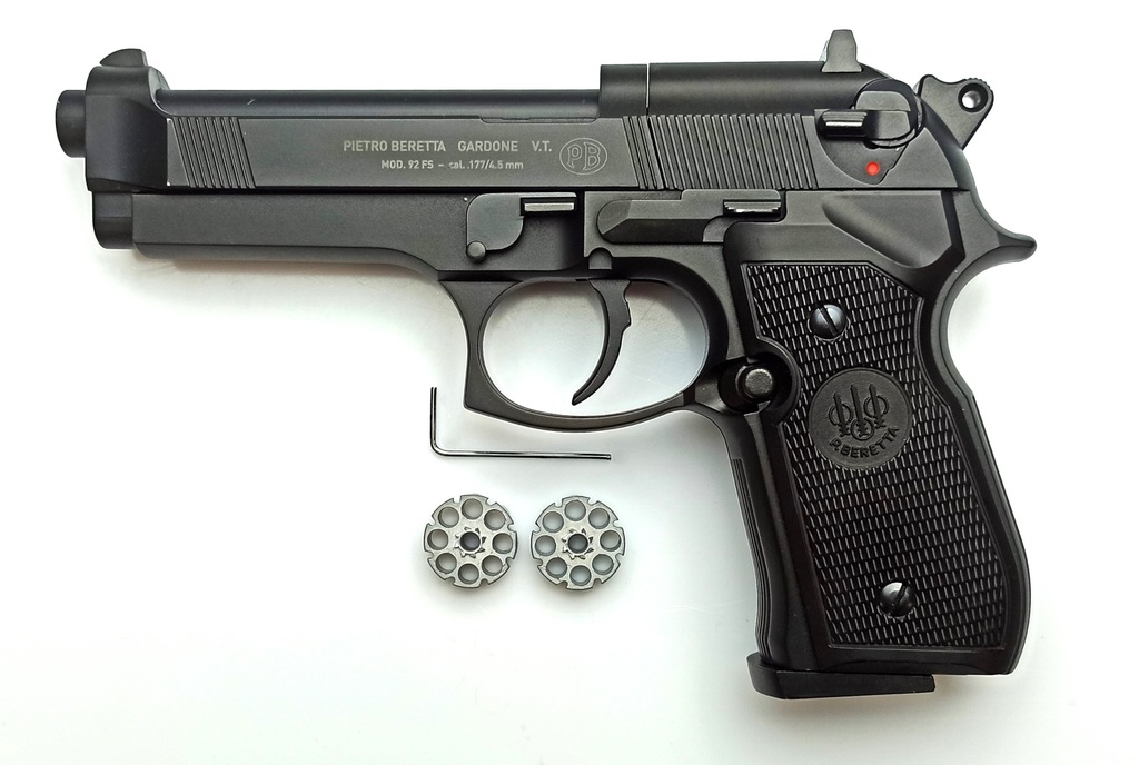 Wiatrówka pistolet Umarex pneumatyczna Beretta M92FS, 4,5mm, czarna