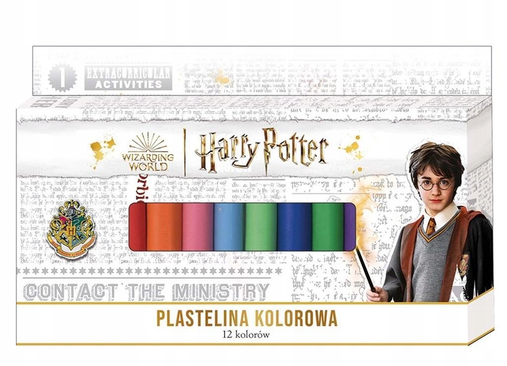 PLASTELINA 12 KOLORÓW HARRY POTTER, BENIAMIN