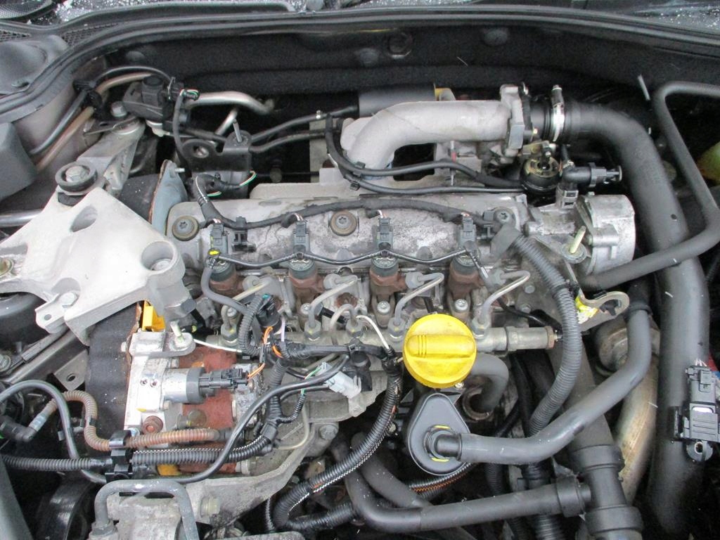 SILNIK NISSAN PRIMERA P12 1.9 DCI F9K KOMPLET 7792815496