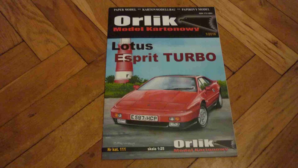 Orlik Nr. 111 – samochód Lotus Espirit TURBO