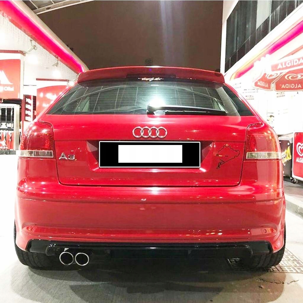 DYFUZOR AUDI A3 8P 3D S3 LOOK SPOILER 20052008 13312498562 oficjalne archiwum Allegro