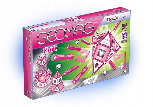 Geomag Pink - 104 elementy