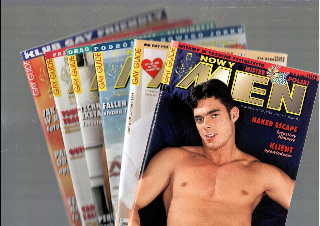 Magazyn erotyczny Nowy Men 6 numerów z 1999 i 2000