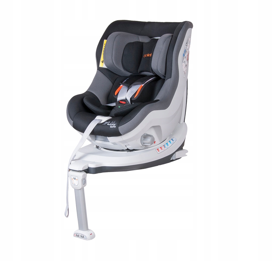 Fotelik COLETTO MOKKA 0-18kg RWF OBROTOWY GREY