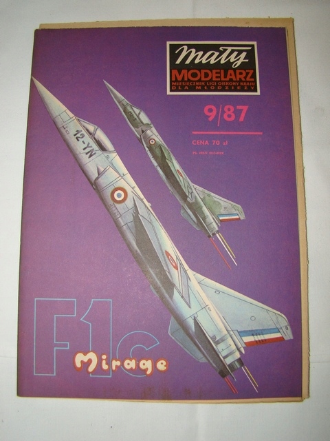 Mały modelarz 9/87 MIRAGE F.1C