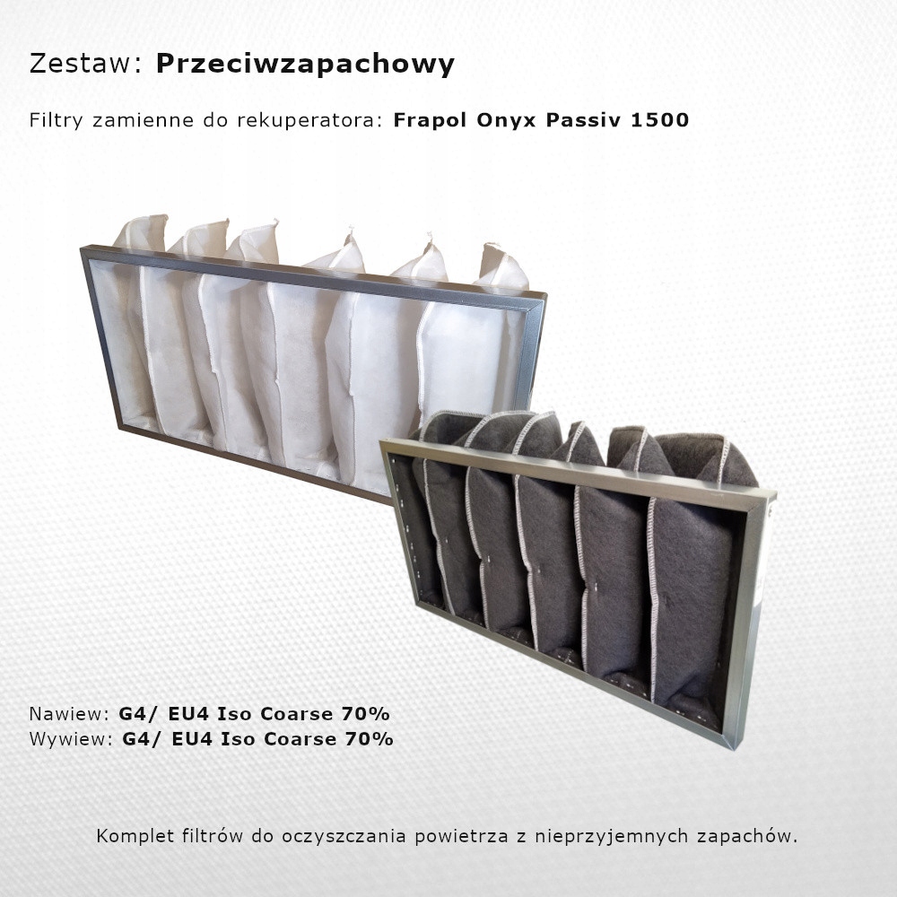 Frapol Onyx Passiv 1500 przeciwzapachowe filtry