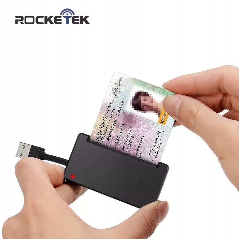 Купить USB-считыватель смарт-карт Rocketek RT-SCR3: отзывы, фото и ...
