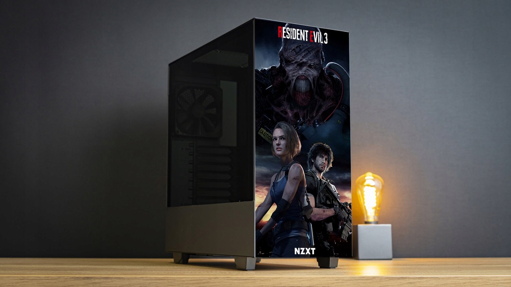 NZXT H510 Resident Evil 3 Skin Naklejka Sticker PC