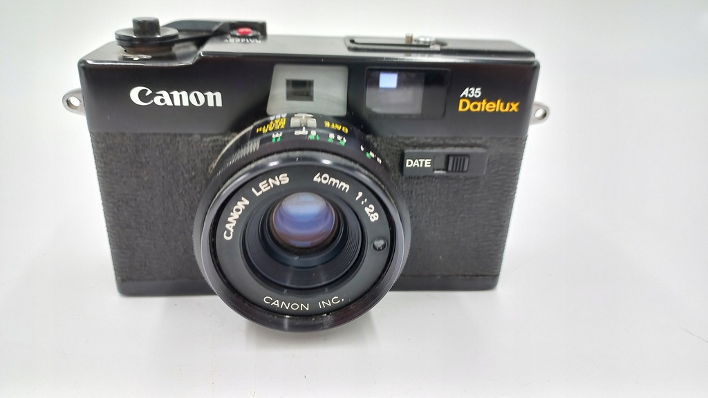 APARAT CANON A35 Datelux Canon Lens 1:2.8 / 40 mm