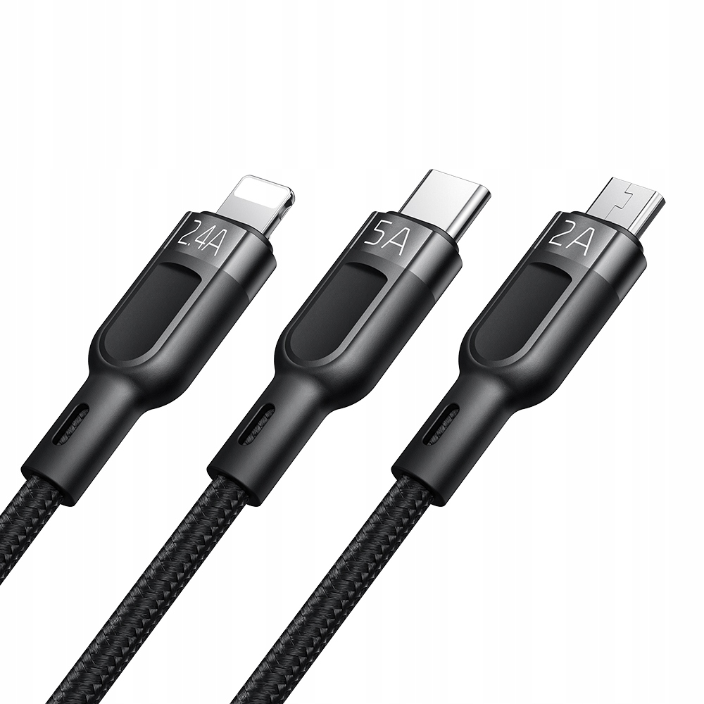 Купить КАБЕЛЬ MCDODO LIGHTNING MICRO USB-C 3 В 1, 5 А, 60 Вт, QC 4: отзывы, фото, характеристики в интерне-магазине Aredi.ru