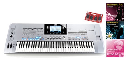 YAMAHA TYROS 5 76 keyboard + Entertainer gold pack