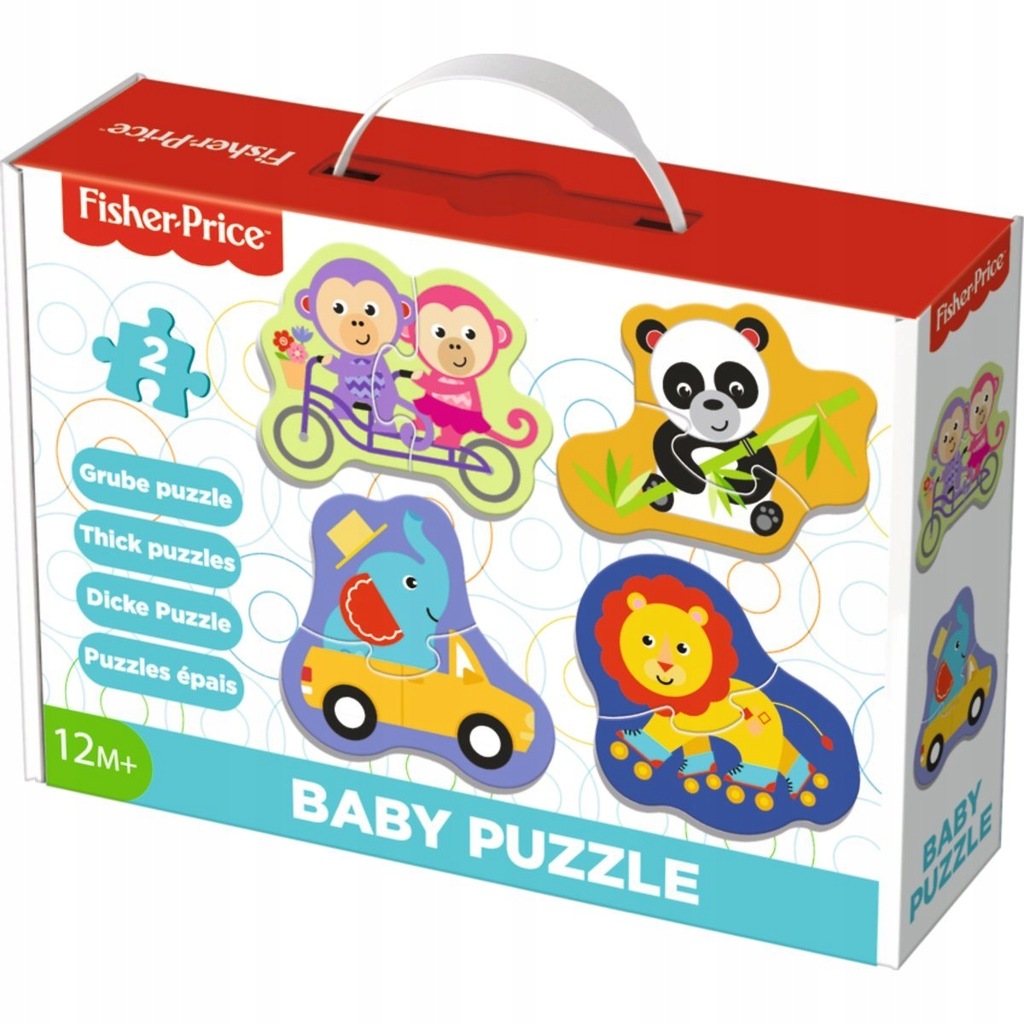 Puzzle Baby Classic zwierzęta Fisher Price Moje pi