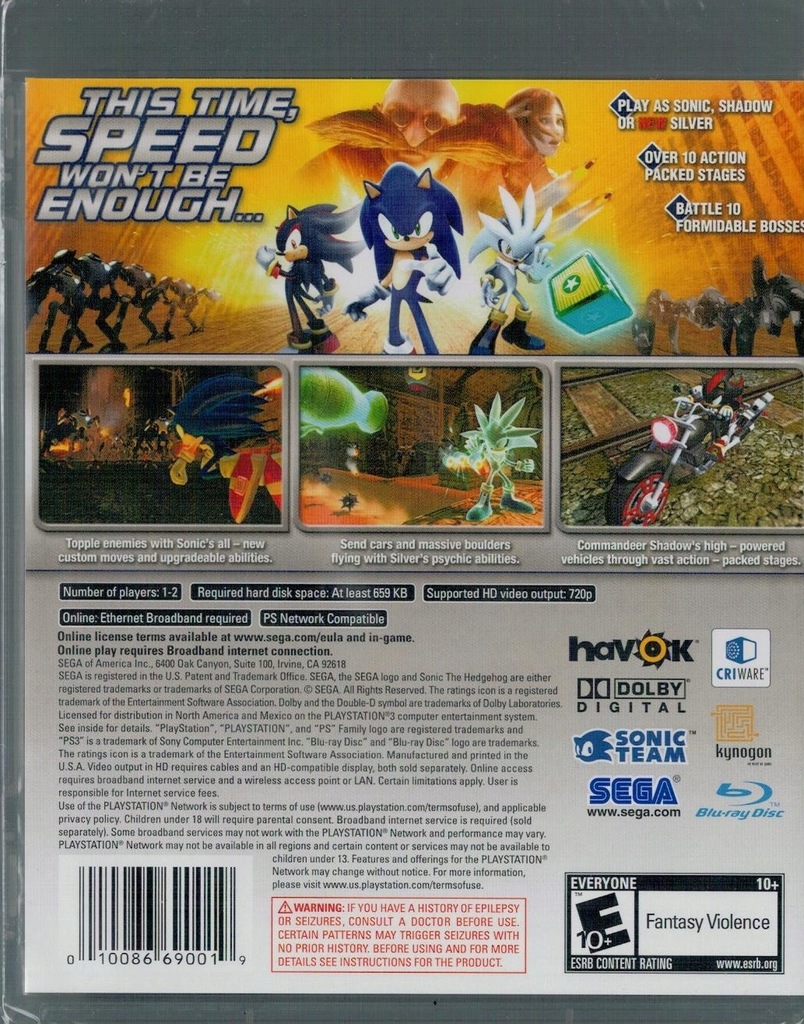 Купить Sonic The Hedgehog Новая игра Приключенческая игра PS3: отзывы ...