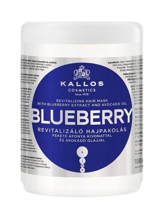 Blueberry Revitalizing Hair Mask With Blueberry Ex