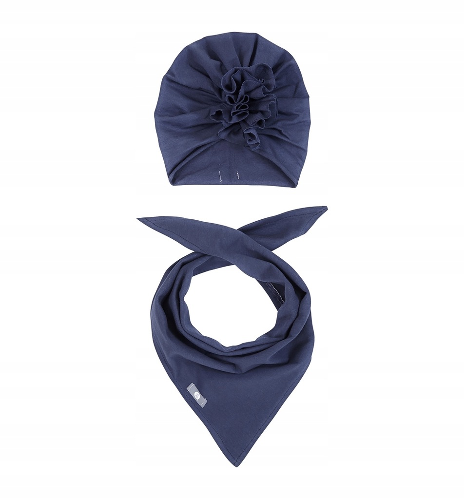 TuSzyte | Dziewczęcy turban z chustą, PL R.52